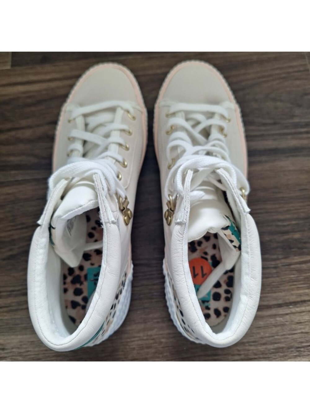 NWOT Keds Leather High Tops Size 11 Comfy Casual Streetwear Cute Outfit - Picture 4 of 7